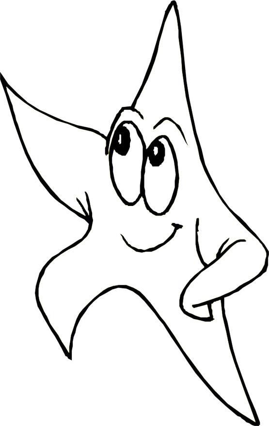 Fisă de colorat cu Stelute de colorat p23