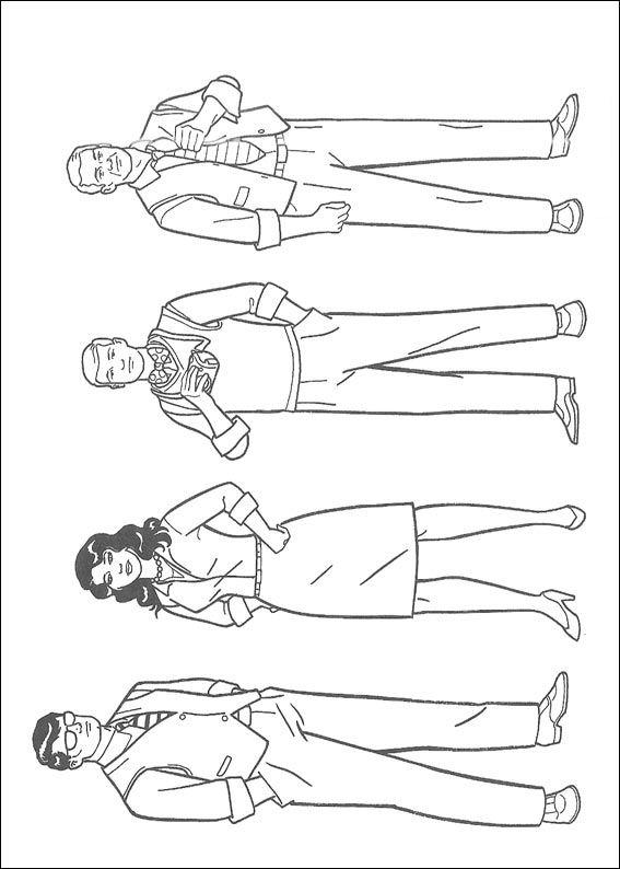 Fisă de colorat cu Superman de colorat p25