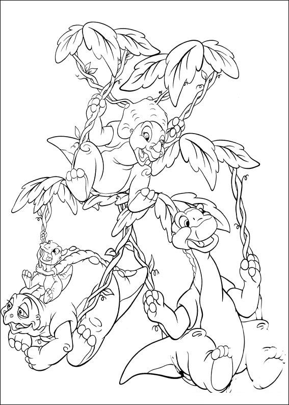 Fisă de colorat cu Taramul uitat de timp de colorat p21