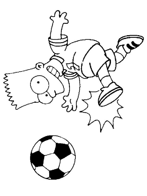 Fisă de colorat cu The simpsons de colorat p17