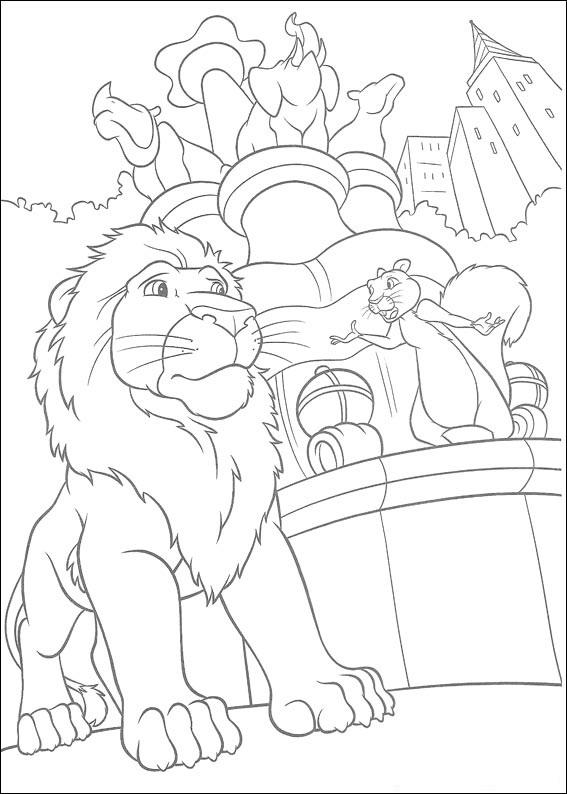 Fisă de colorat cu The wild de colorat p03