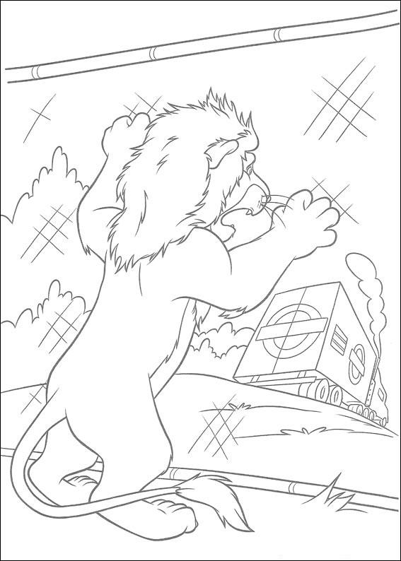 Fisă de colorat cu The wild de colorat p09