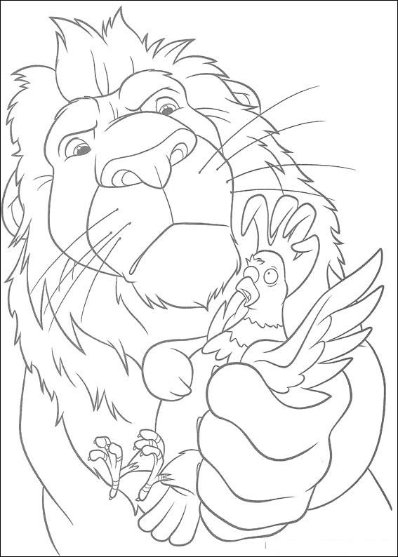 Fisă de colorat cu The wild de colorat p11