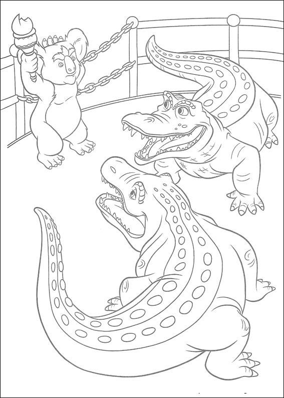 Fisă de colorat cu The wild de colorat p21