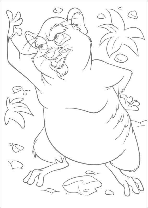 Fisă de colorat cu The wild de colorat p28