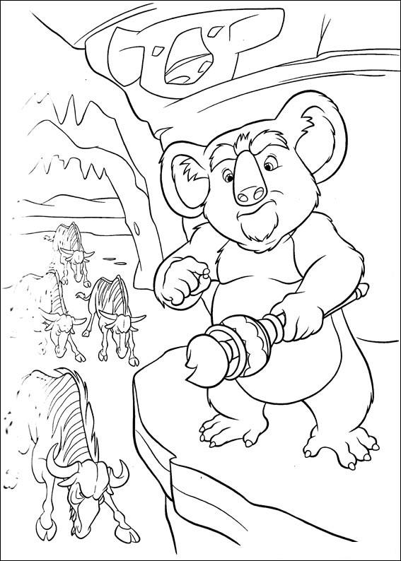 Fisă de colorat cu The wild de colorat p59