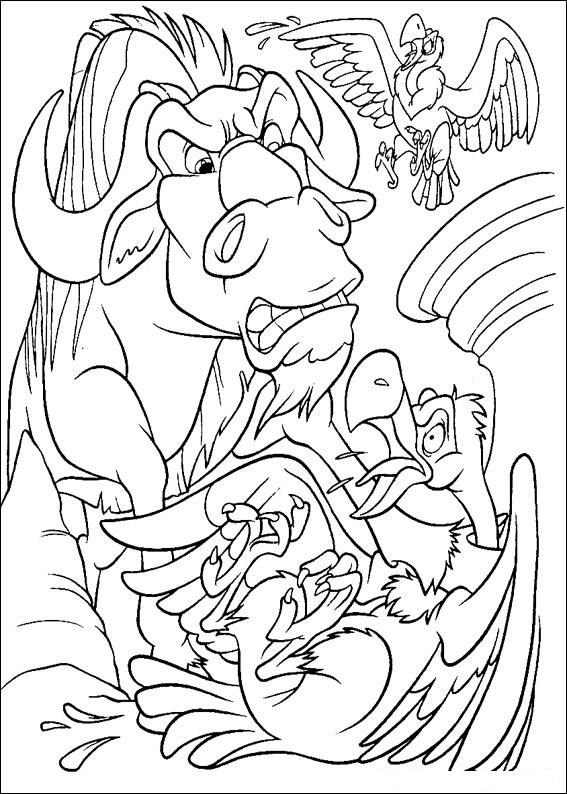 Fisă de colorat cu The wild de colorat p60