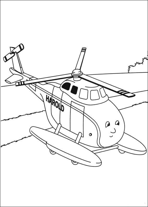 Fisă de colorat cu Thomas the train de colorat p30