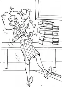 Fisă de colorat cu 102 dalmatieni de colorat p13