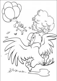 Fisă de colorat cu 102 dalmatieni de colorat p17