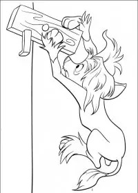 Fisă de colorat cu 102 dalmatieni de colorat p29