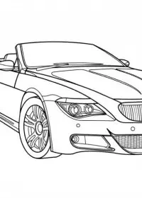 Fisă de colorat cu Masini de colorat p4