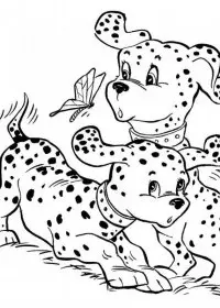 Catelusi de colorat p15