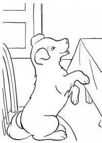 Catelusi de colorat p7