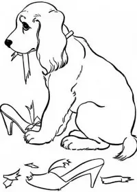 Catelusi de colorat p10