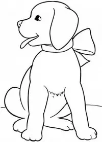 Cățeluși de colorat