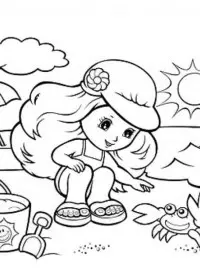 Peisaje de vara de colorat p3