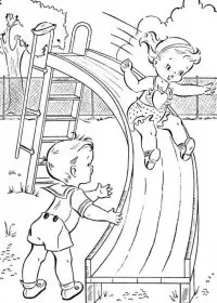 Peisaje de vara de colorat p14