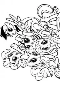 My Little Pony de colorat p20