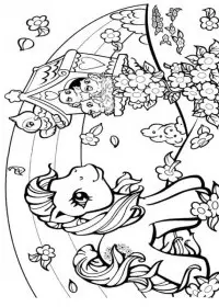 My Little Pony de colorat p15