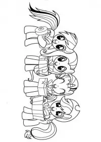 My Little Pony de colorat p19