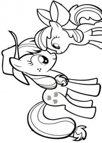 My Little Pony de colorat p17