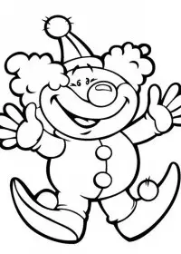 Clovn de colorat p5