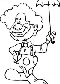 Clovn de colorat p7
