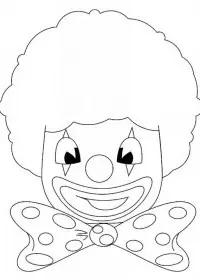 Clovn de colorat p24