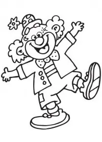 Clovn de colorat p13
