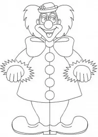 Clovn de colorat p12