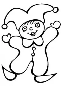 Clovn de colorat p16