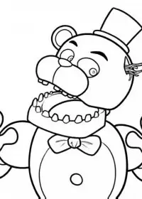 Freddy de colorat p25