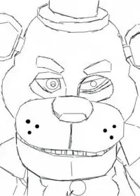 Freddy de colorat p4