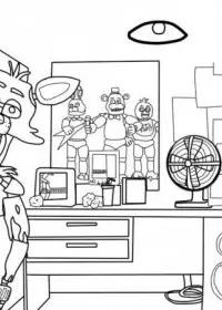 Freddy de colorat p2