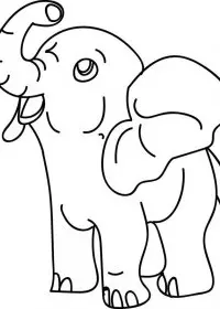 Elefant de colorat p8