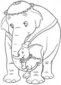 Elefant de colorat p33