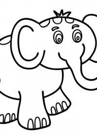 Elefant de colorat p41