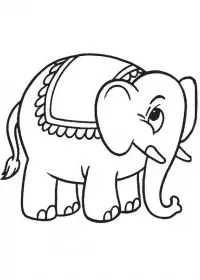 Elefant de colorat p9