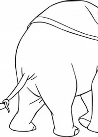 Elefant de colorat p31