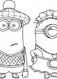 Minioni de colorat p22