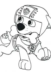 Patrula Catelusi de colorat p26