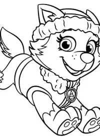 Patrula Catelusi de colorat p9