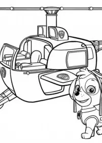 Patrula Catelusi de colorat p38