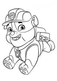 Patrula Catelusi de colorat p28