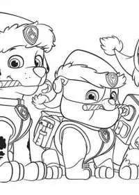 Patrula Catelusi de colorat p6