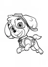 Patrula Catelusi de colorat p32