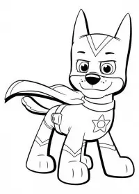 Patrula Catelusi de colorat p44