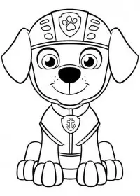 Patrula Catelusi de colorat p30