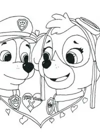 Patrula Catelusi de colorat p24